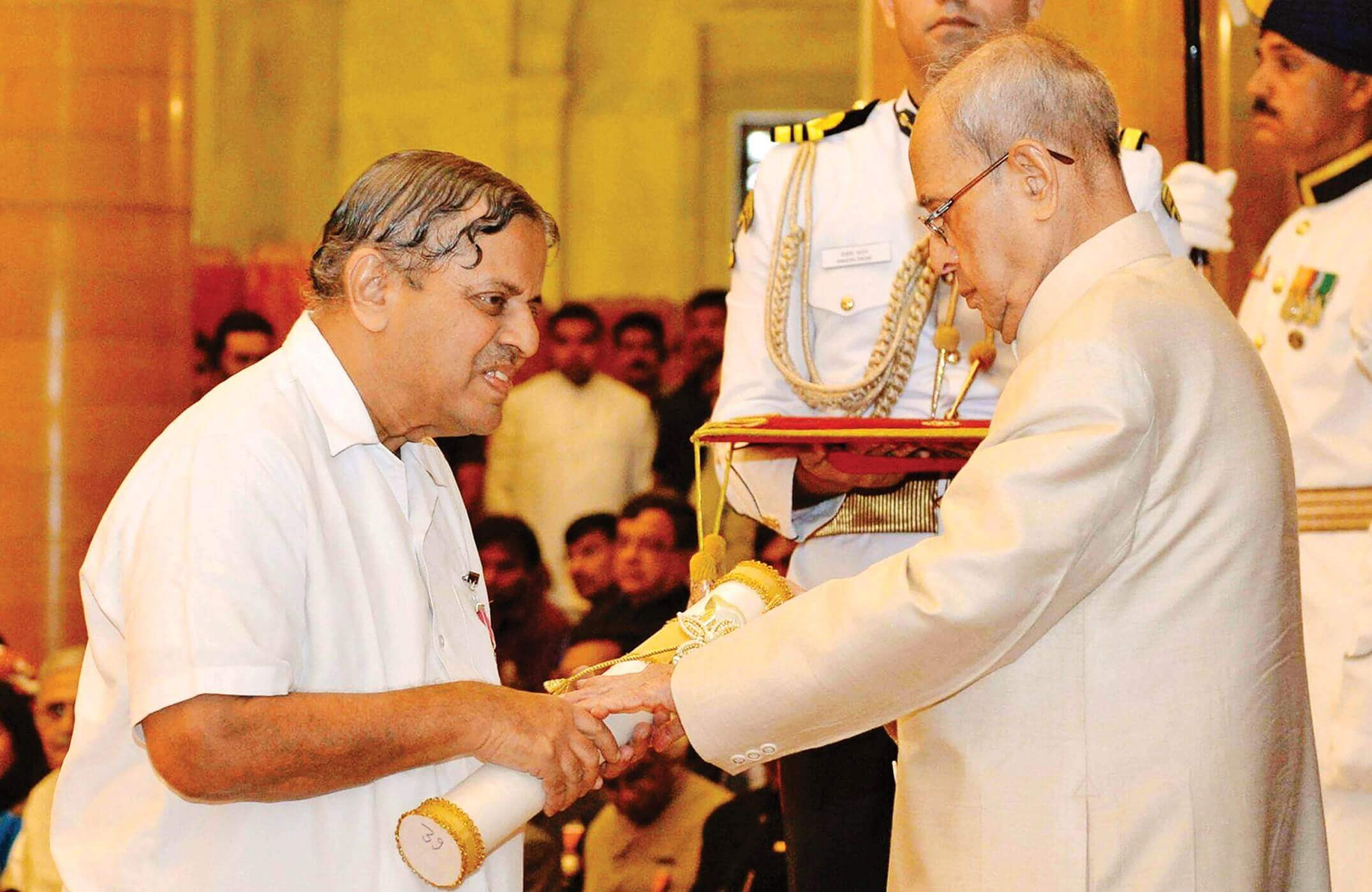 2016 – Padma Shri to Dr. H R Nagendra, Head of the Institution