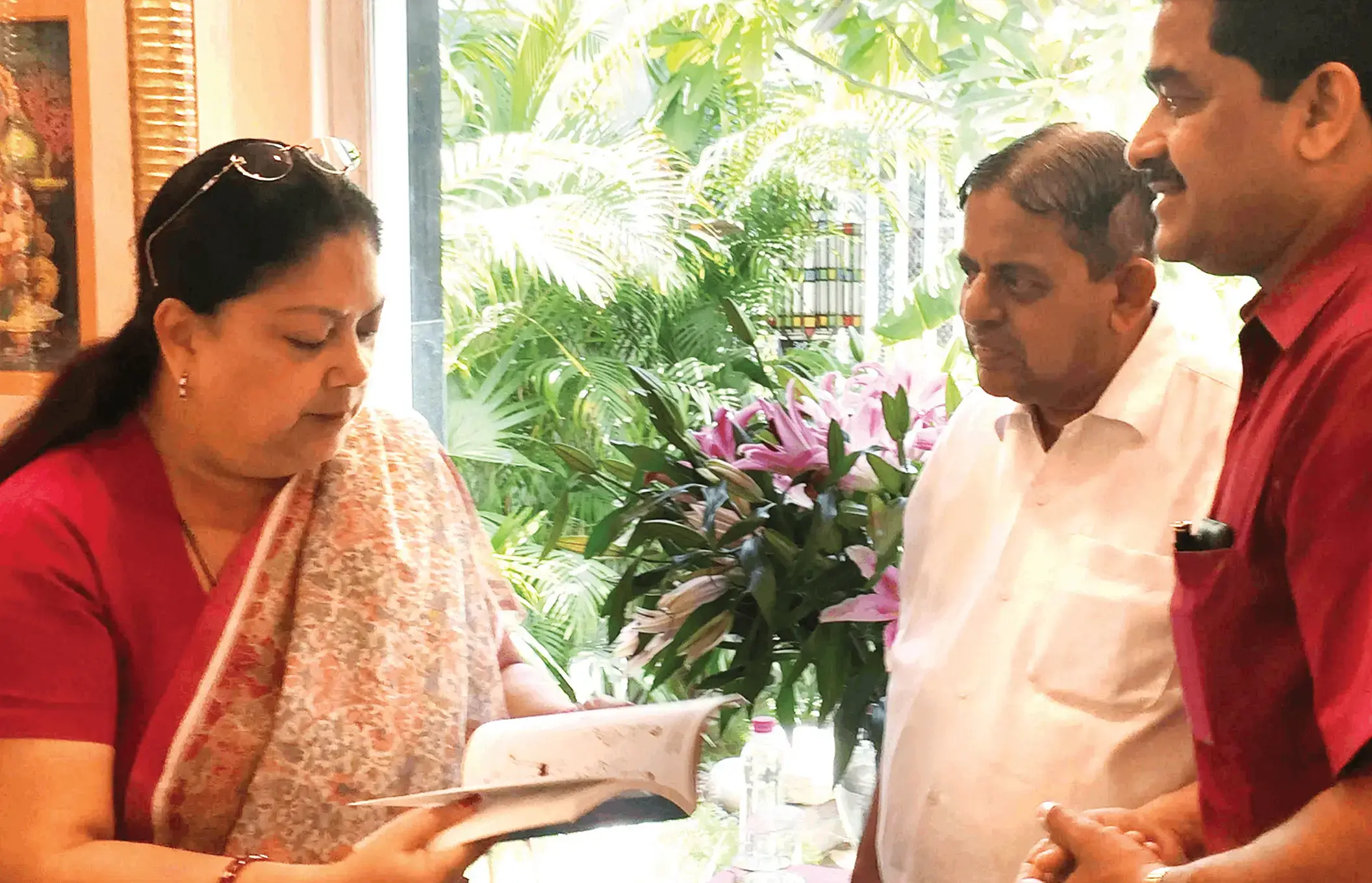2015 – Rajasthan Chief Minister, Ms. Vasundhara Raje