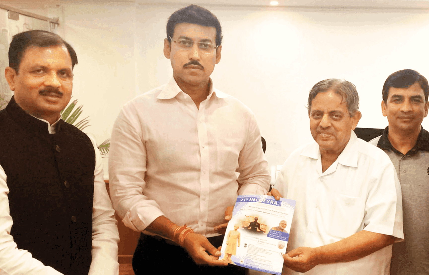 2015 – Colonel Rajyavardhan Singh Rathore, Union Sports Minister